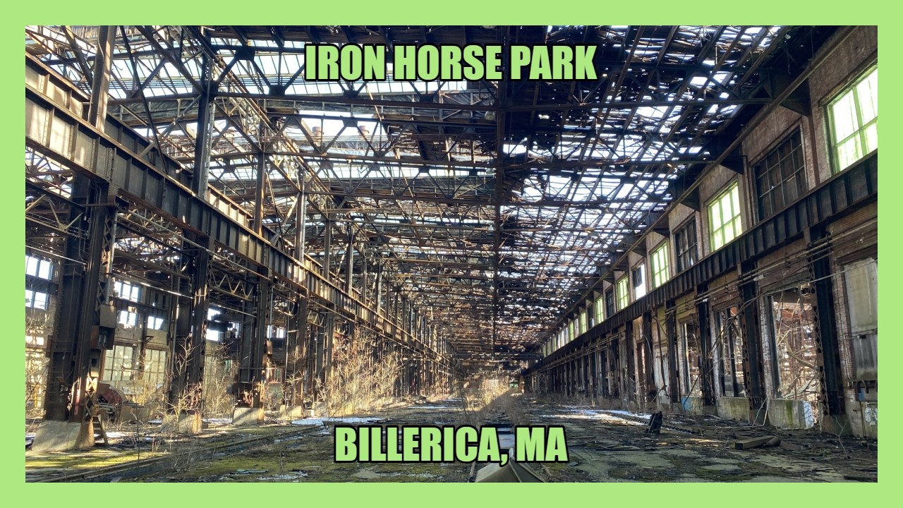Исследуем ЗАБРОШЕННЫЙ парк Iron Horse (Биллерика, Массачусетс)