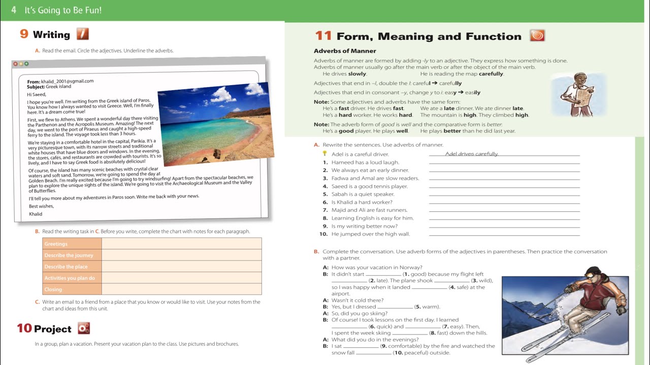 شرح إنجليزي ثاني متوسط- الوحدة الثانية عشر -Writing + Form, Meaning, Function - الفصل الدراسي الثالث