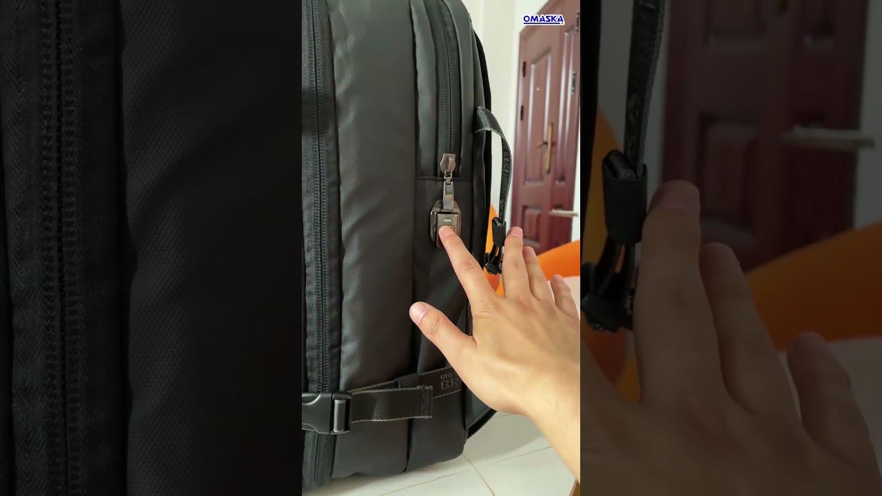 The perfect combination of backpack and fingerprint lock #backpack #schoolbag #smartbackpack