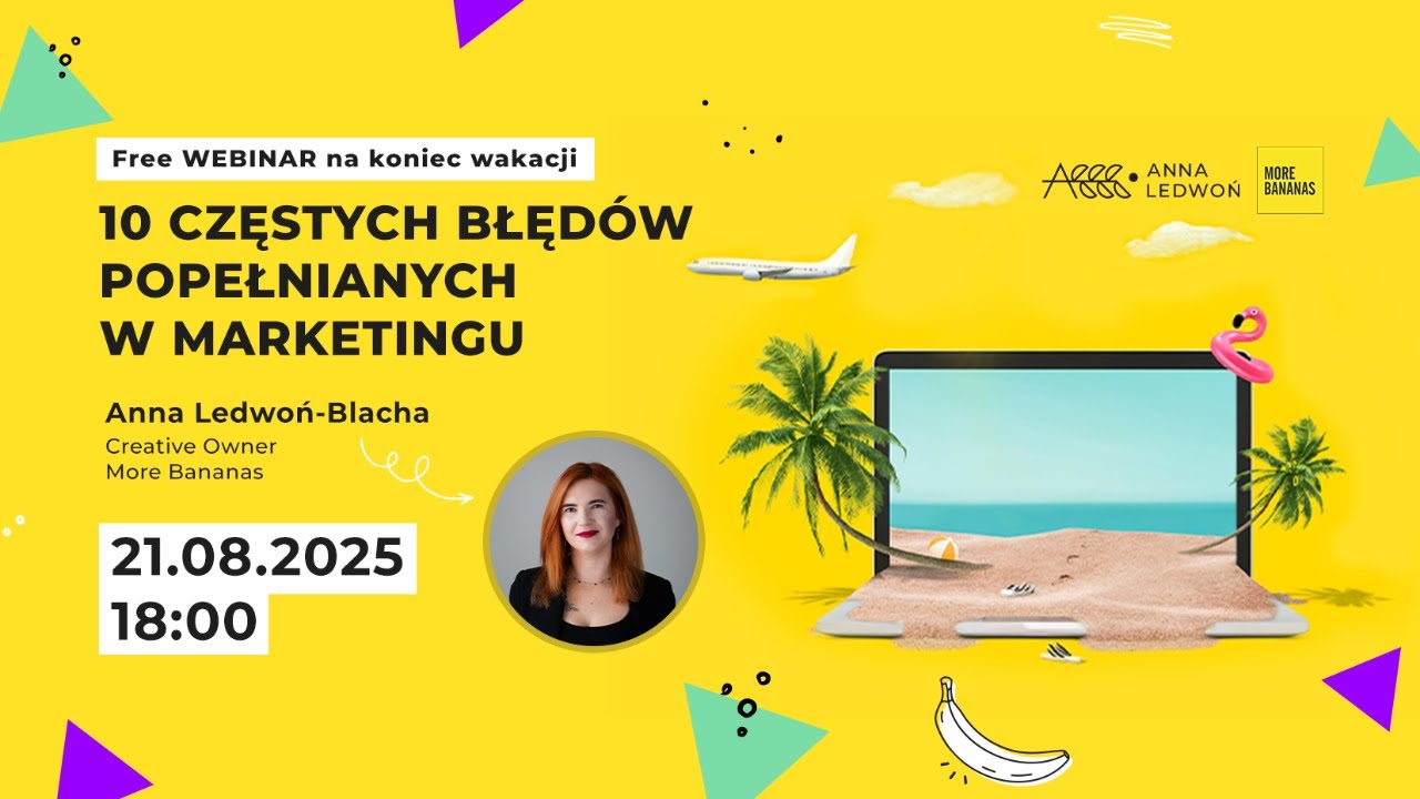 Webinar: 10 częstych błędów popełnianych w marketingu