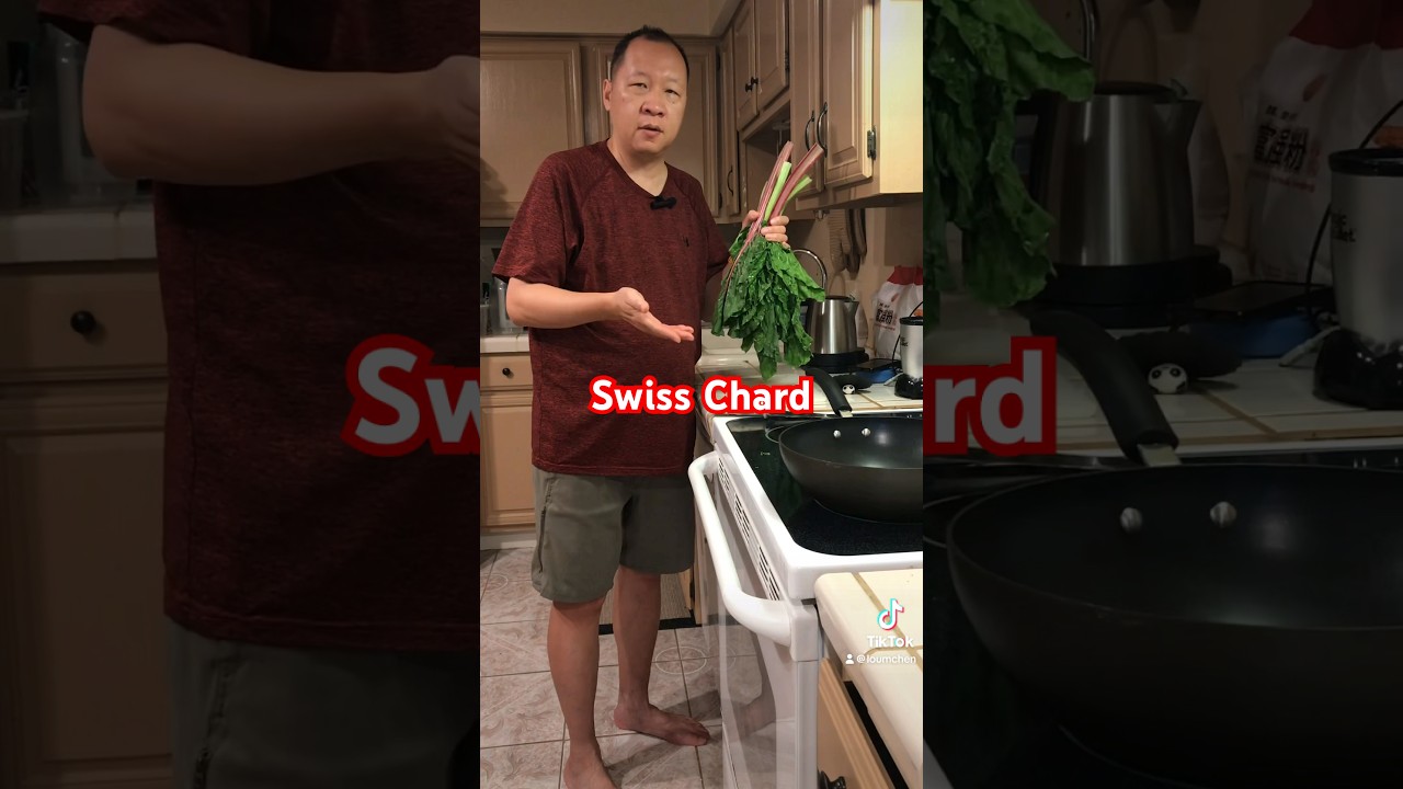 Asian-style Saut&eacute;ed Swiss Chard #VeganRecipe #LouCanCook