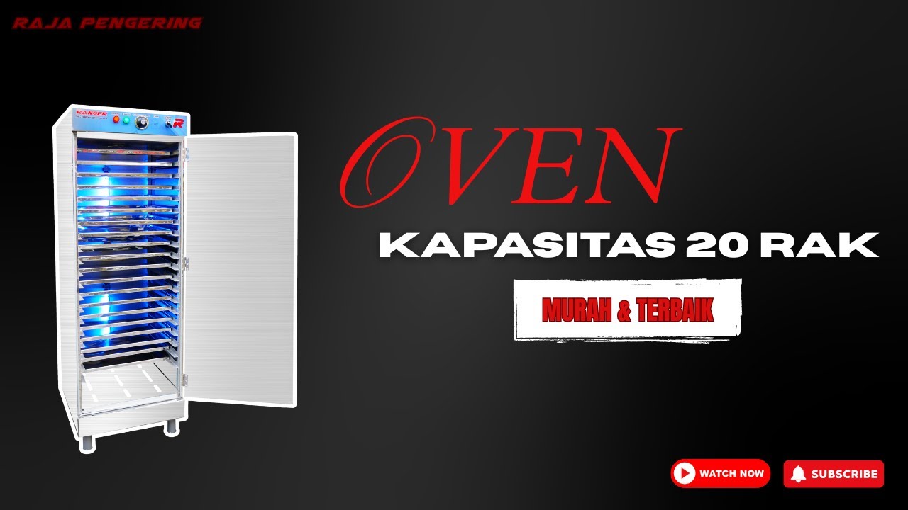 TANPA MATAHARI! SOLUSI KERINGKAN MAKANAN DALAM HITUNGAN MENIT! OVEN KAPASITAS 20 RAK | TIPE GAS