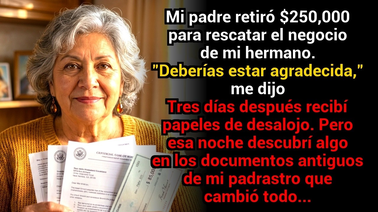 Mi padre retiró $250,000 para rescatar el negocio de mi hermano — esa noche tuve mi venganza
