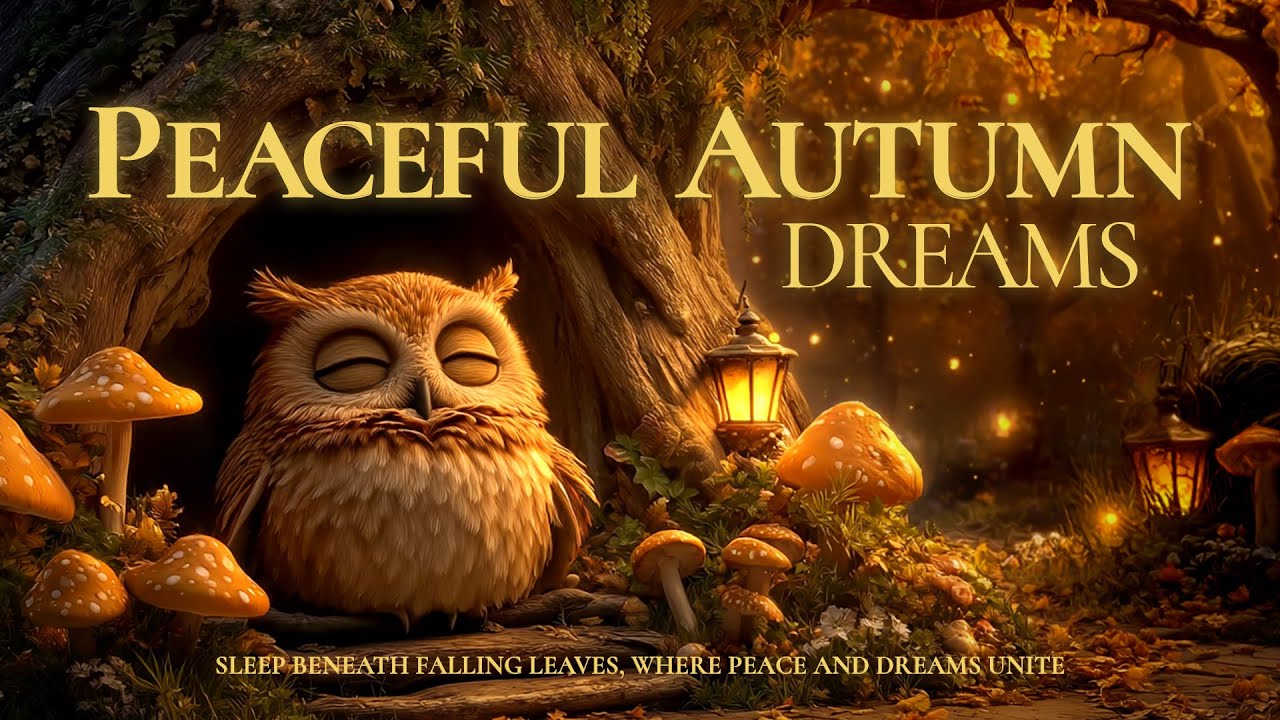 Зачарованный осенний лес 🍁 Фэнтези-музыка для сна и расслабляющая атмосфера [6 ч | 4K]