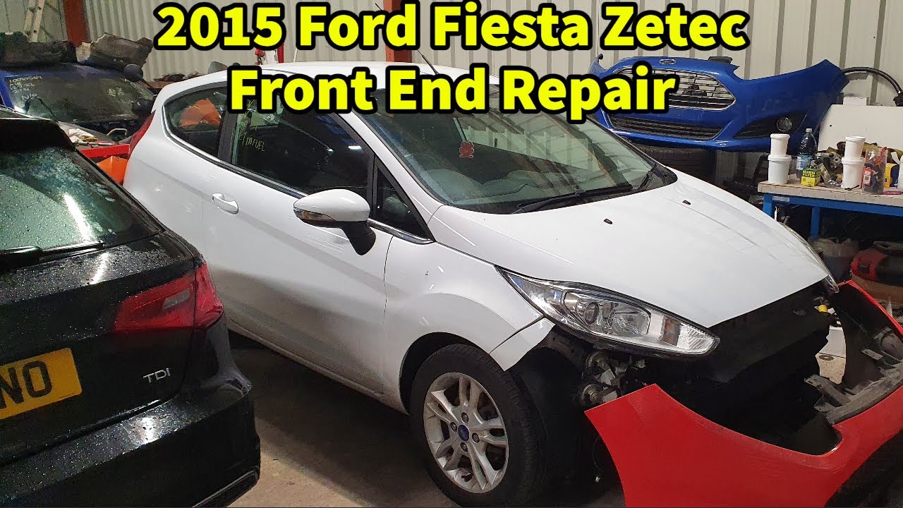 2015 Fiesta Zetec Front End Smash - I Love These Simple Salvage Repairs!