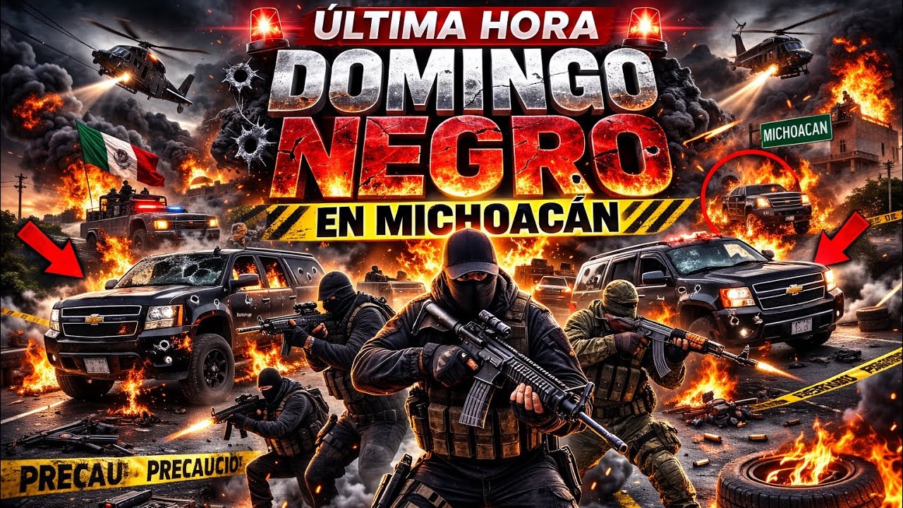 ￼ DOMINGO, NEGRO en Morelia así el centro⚠️ capturaron al MENCH0⚠️🚨