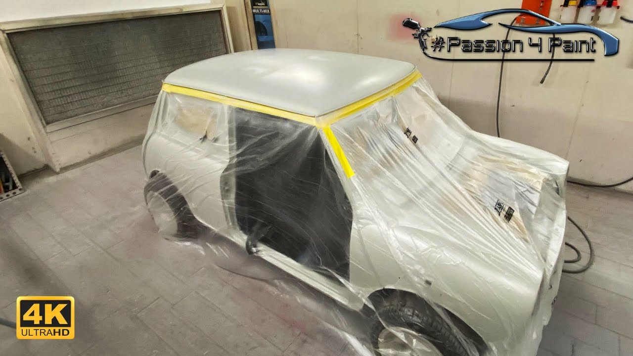 Первый 2K-глянец и подготовка кузова — повторное нанесение покрытия на голый металл на классическ...