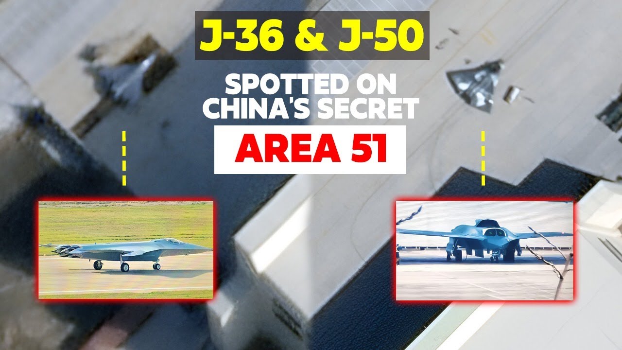 Зона 51 Китая только что активизировалась: самолёты-невидимки J-50 и J-36 появились вместе
