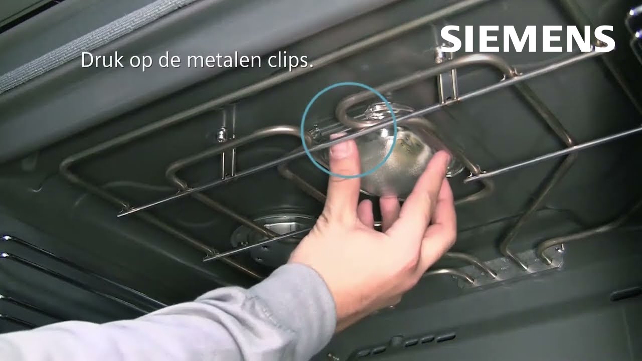 Hoe de lamp van uw oven vervangen | Siemens Home België
