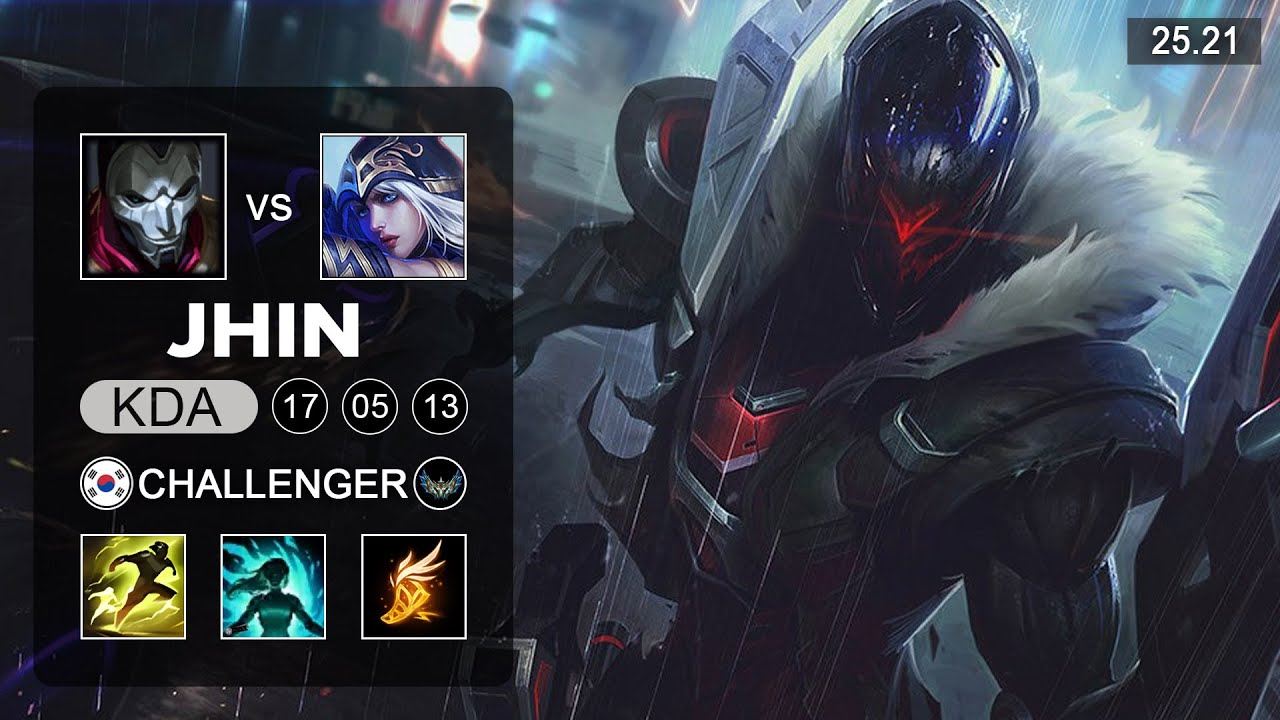 Jhin vs Ashe ADC - KR Challenger - Patch 25.21 Season 15