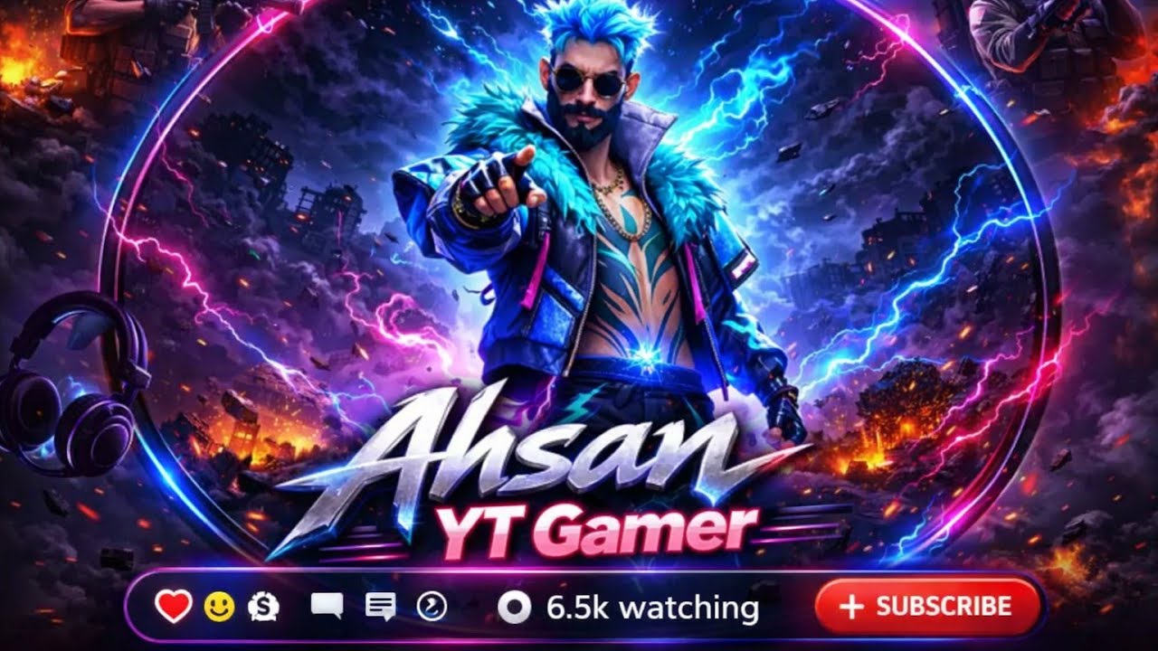 ahsaan yt gamer live stream ff,#