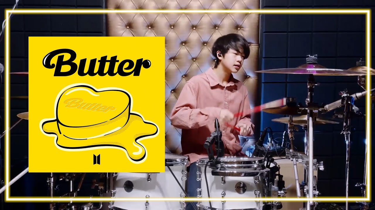 BTS - 'Butter' | Drum Cover | Gene OVD 14 Years old