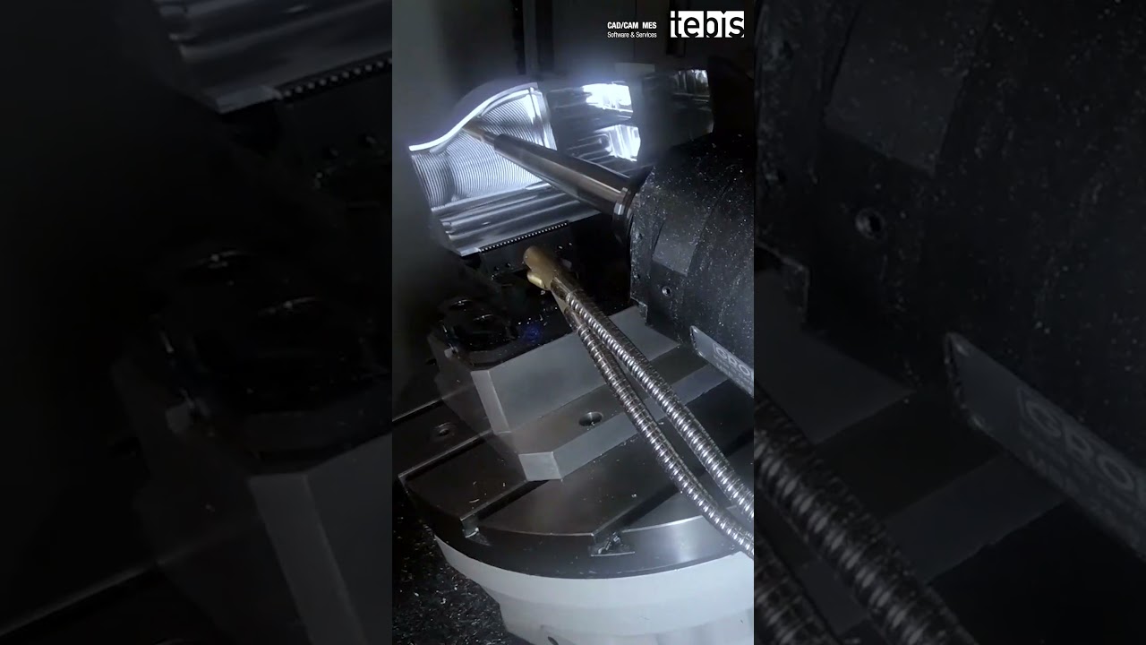 Weniger ist mehr 🤩 Restmaterialbearbeitung mit Tonnenfr&auml;ser ⏱️CAM-programmiert mit Tebis 4.1