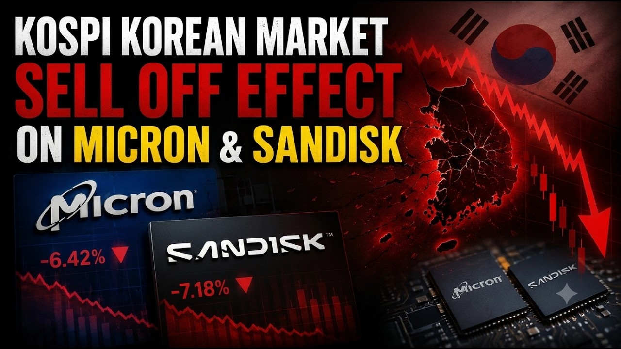 KOSPI Market SellOff Effect On Micron & Sandisk | SK Hynix & Samsung Leading The Sell Off