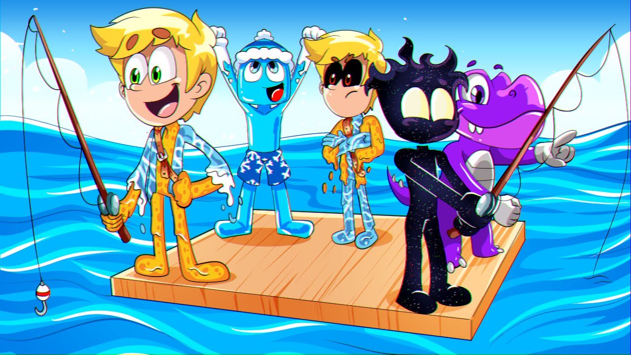 5 AMIGOS SOBREVIVENDO EM UM RAFT