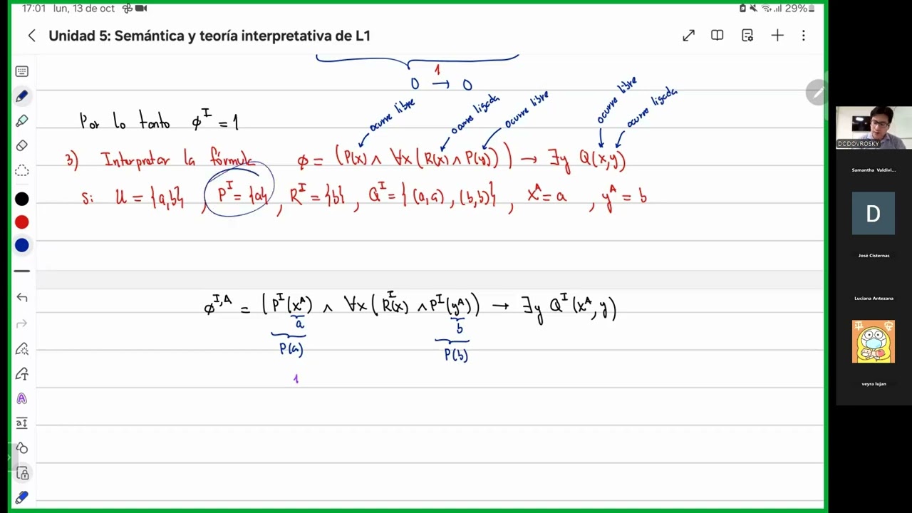 LÓGICA FORMAL CLASE 17 (13/10/2025)