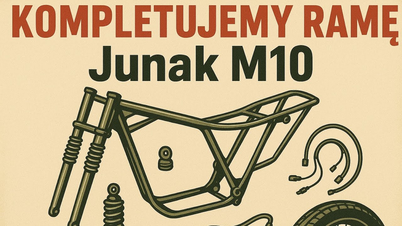 Renowacja Junak M10 (1963) - kompletujemy ramę | Odc 2