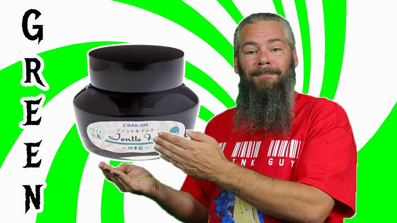 Sailor  Jentle  Epinard Fountain Pen Ink #fountainpenink #fountainpens