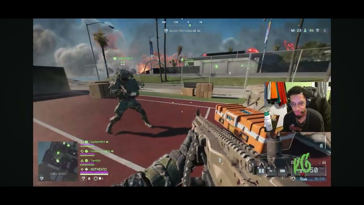 Battlefield Red Sec first game dub with funny moments 