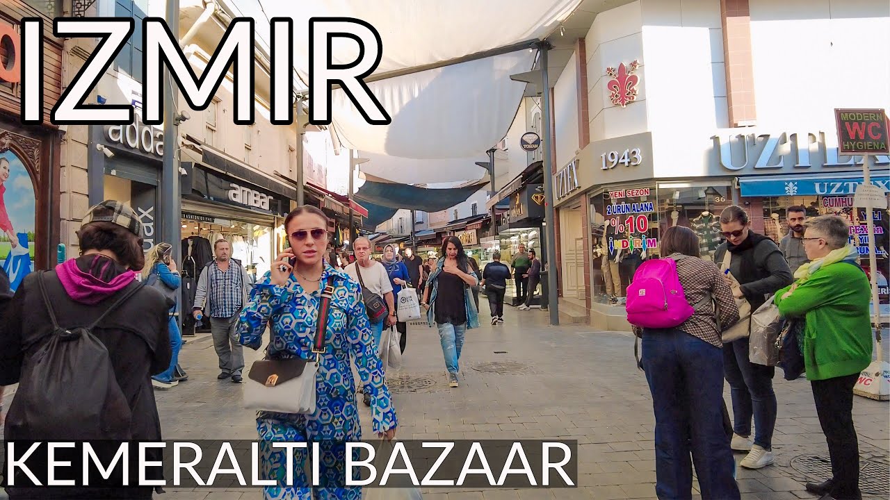 Explore İzmir's Iconic Kemeraltı Bazaar – 4K Walk 🇹🇷 | November 2024