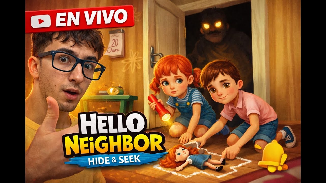 HELLO NEIGHBOR HIDE AND SEEK COMPLETO EN DIRECTO 😱 ¿EL FINAL MÁS TRISTE? | Saga Hello Neighbor
