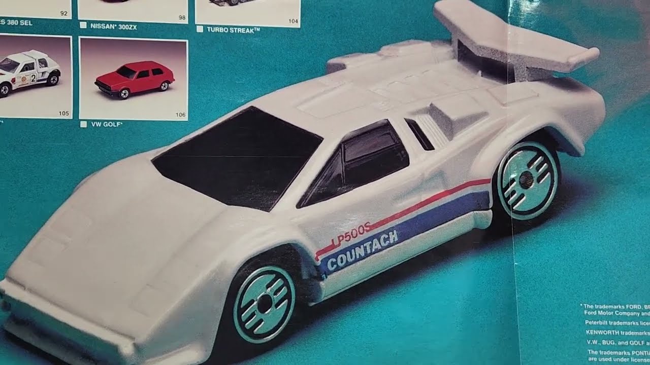 Showcase: Lets Take A look At Two Original Hotwheels Posters - 1984 And 1990