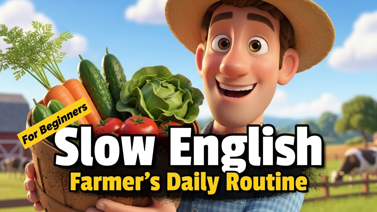 Мой распорядок дня фермера | Практика аудирования английского языка для начинающих (A2)