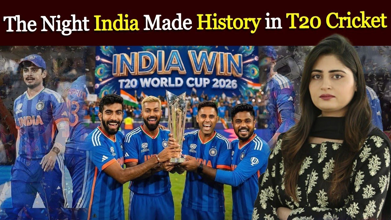 History Created! 🇮🇳 India Lifts the T20 World Cup in Style! 🏆