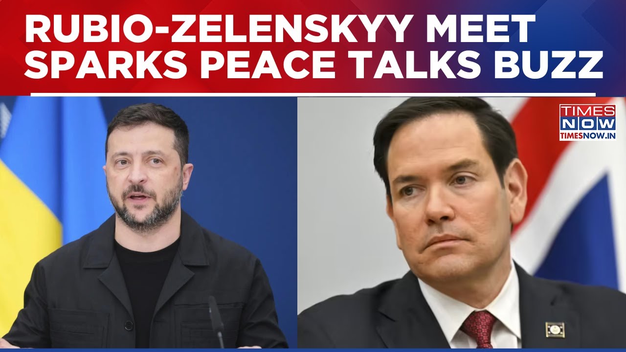 Rubio Meets Zelenskyy As Trump Pushes For Deal To End Bloodshed In Russia-Ukraine War Talks