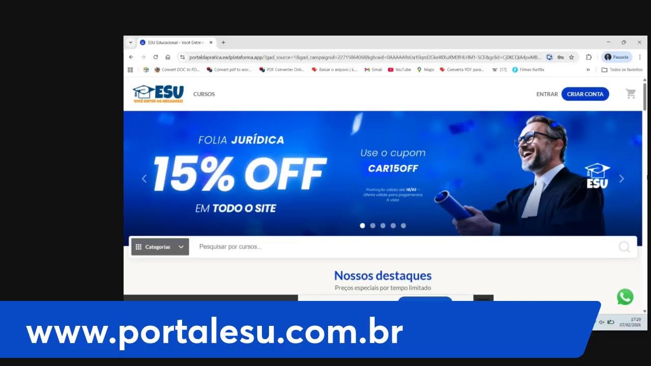 Conheça os cursos de pós-graduação da ESU (PORTAL ESU) ESCOLA SUPERIOR. Próximo nível profissional