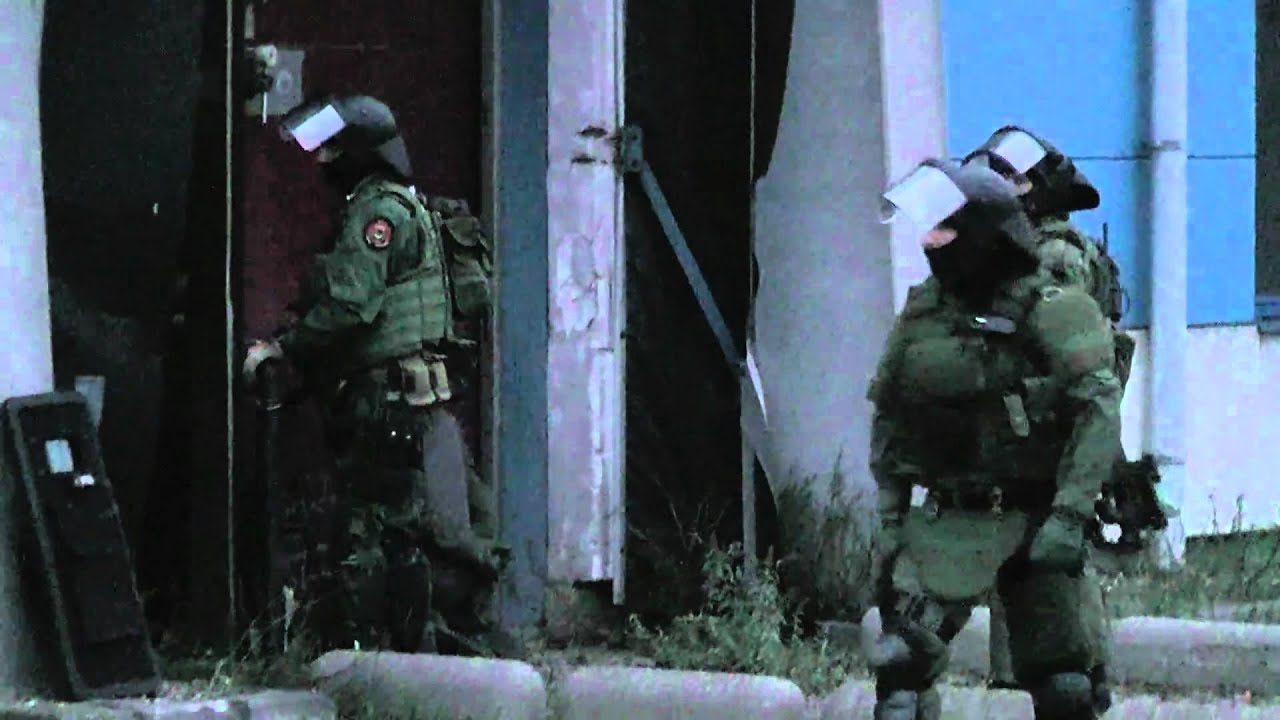 Politie SWAT team oefening Vlaardingen 07-09-2010