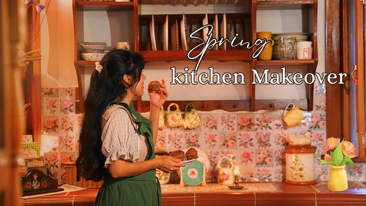 Transforming My Vintage Kitchen into a Spring Dream 🌸