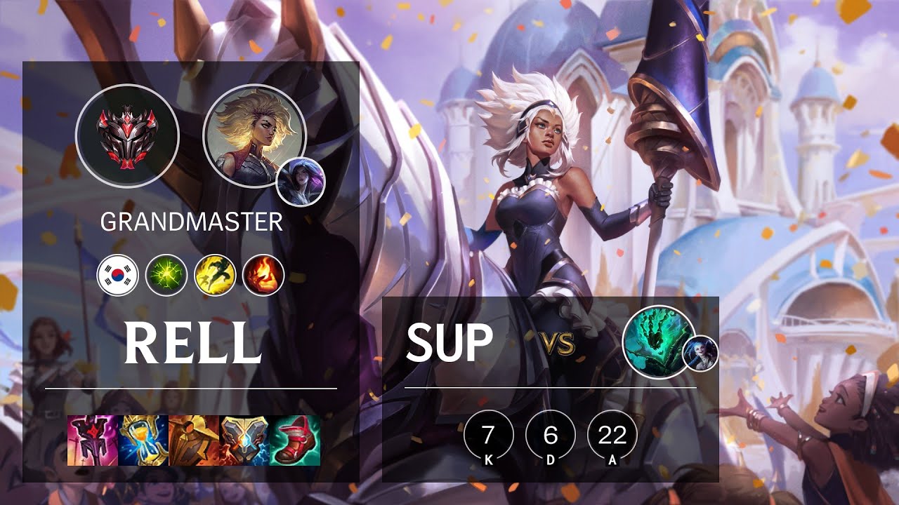 Rell Support vs Thresh - KR Grandmaster Patch 11.4