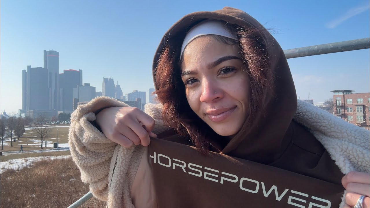 Detroit Riverwalk Walk✨ + Behind the Scenes of My  Horsepower™ Shoot🤠