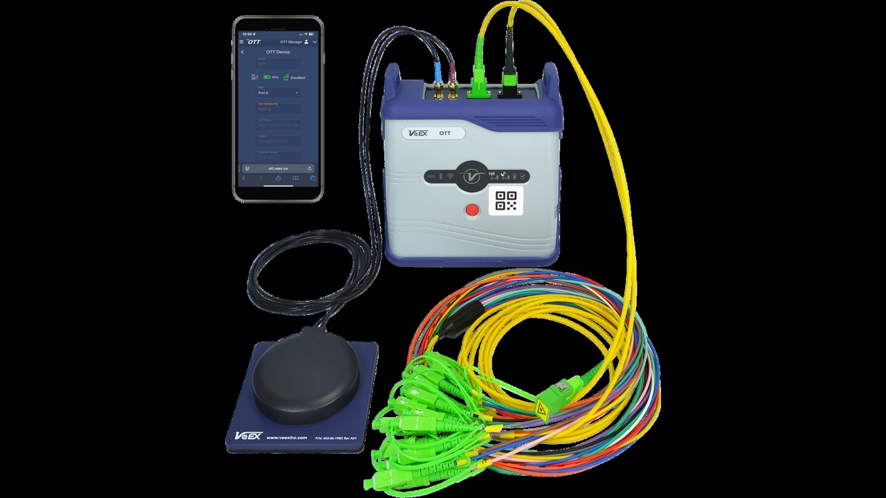 VeEX Optical Test Tool OTT  Simplifying Fiber Construction & Maintenance