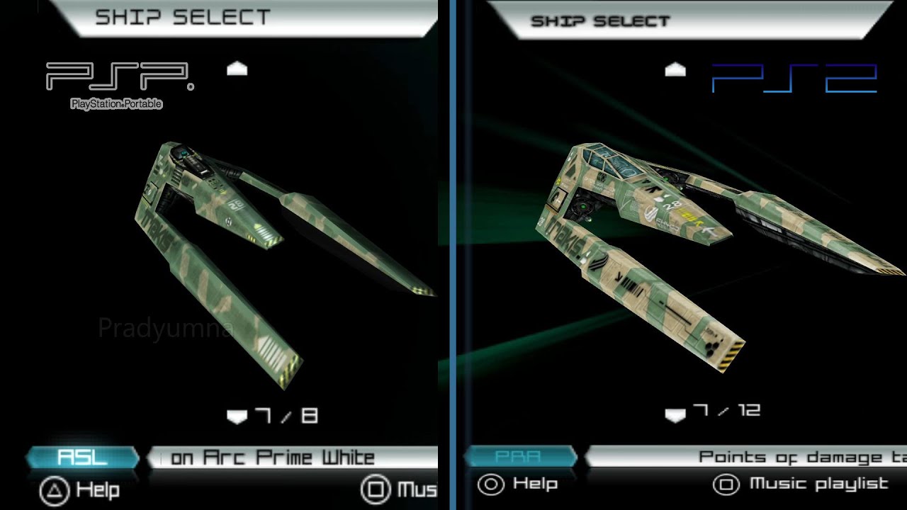 Wipeout Pulse PSP vs PS2 Version Comparison 4k
