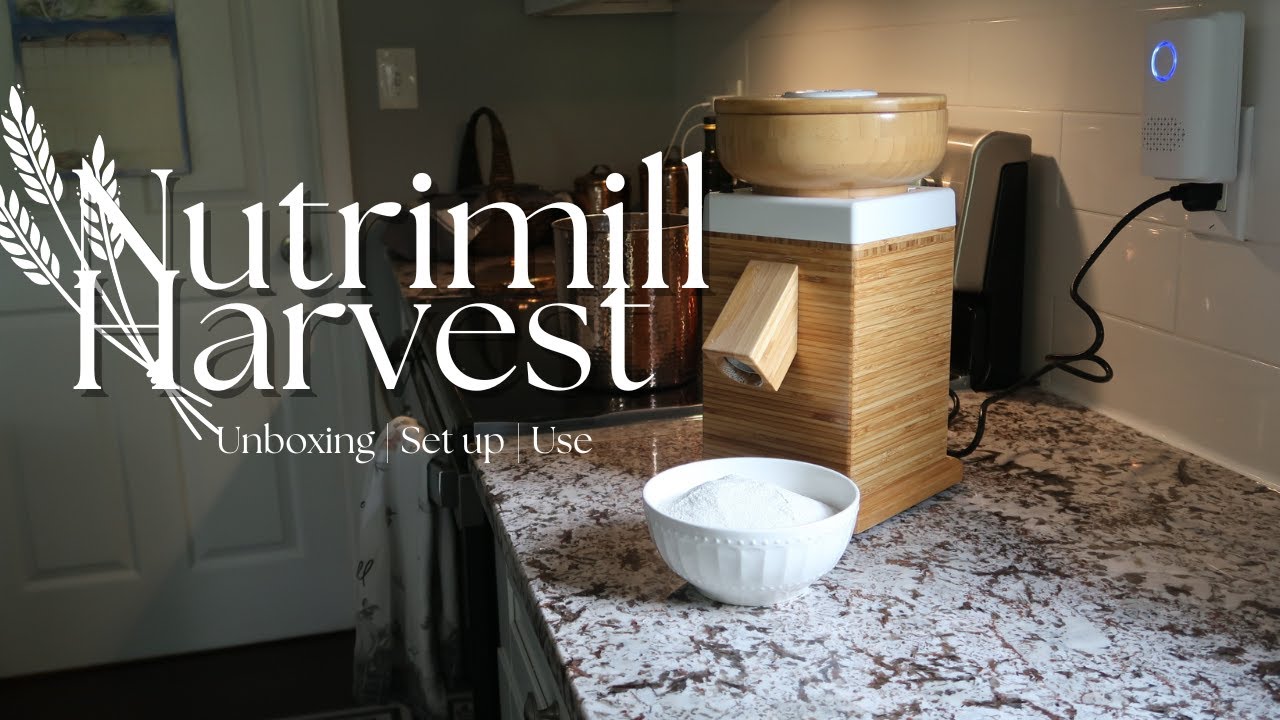 Распаковка, настройка и первое использование зерновой мельницы Nutrimill Harvest