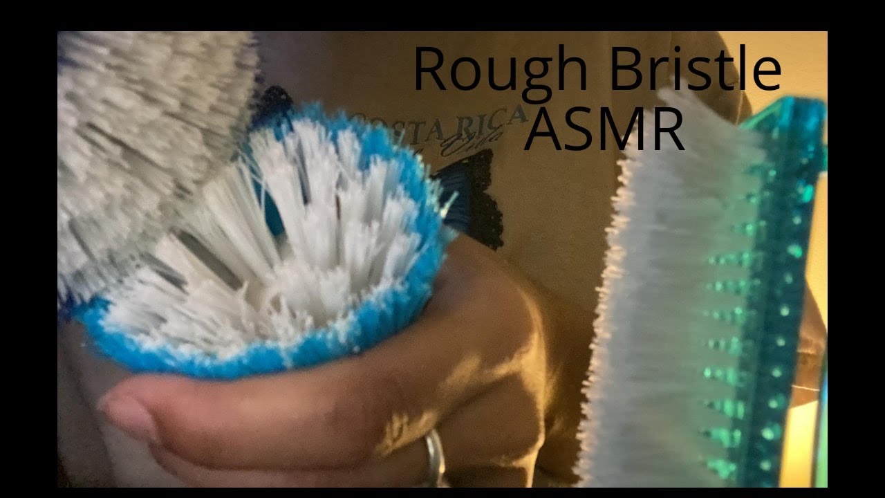 ASMR Intense Hard Bristle Brushing. Pure Brushing Sounds(No Talking)