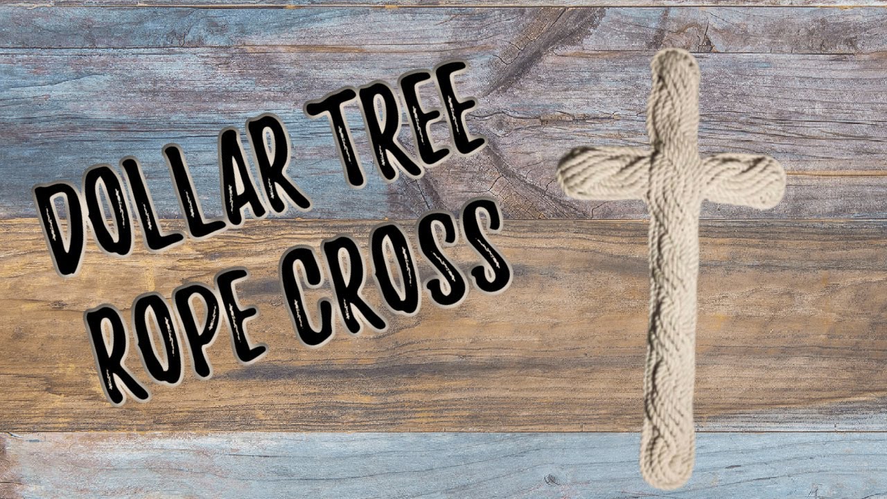 Dollar Tree Rope Cross