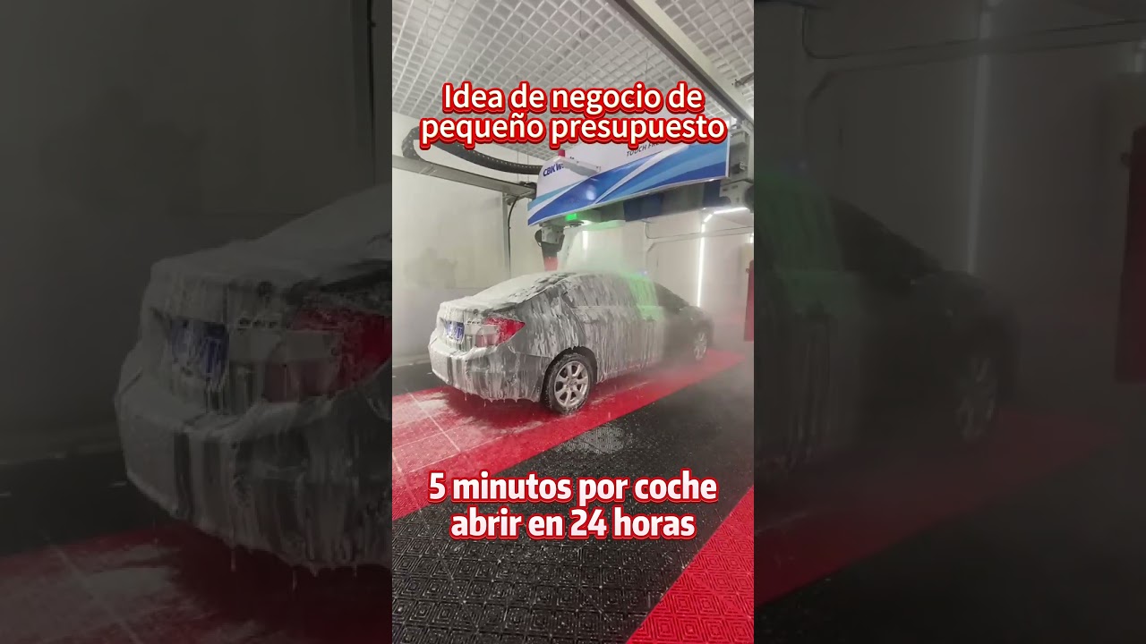 Instalaci&oacute;n conveniente de m&aacute;quina de lavado de autos sin contacto