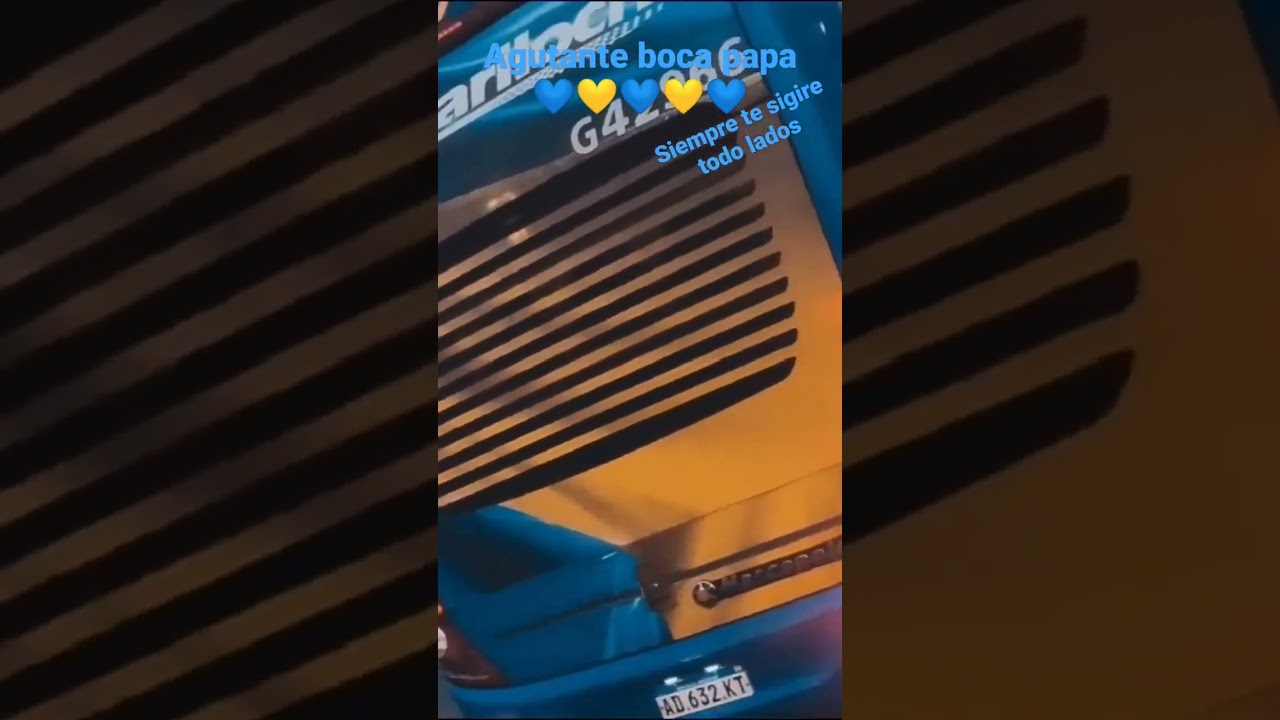 Via Bariloche de boca juniors y aguante boca papa💙💛💙💛💙