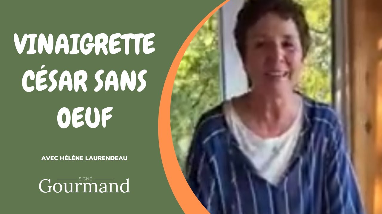 RECETTE DE VINAIGRETTE CÉSAR SANS OEUF