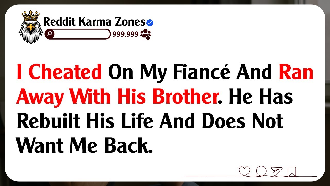 I Cheated On My Fiancé And Ran Away With His Brother. He Has Rebuilt His Life And Does Not...