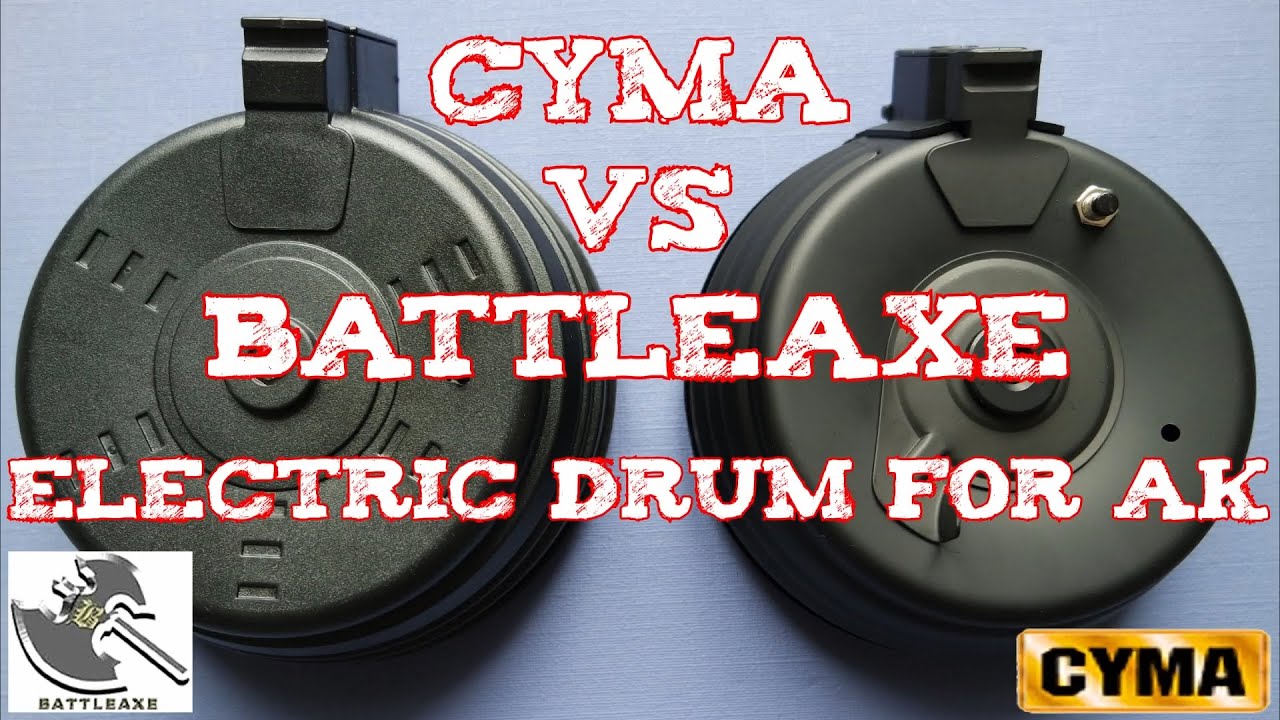 (Review) CYMA vs BATTLEAXE Electric Drum for AK