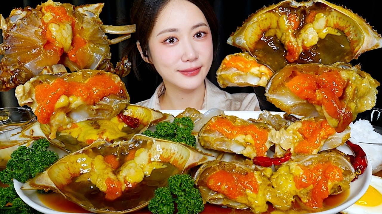 내장 꽃이 피었습니다🌼알가득 간장게장 먹방😋 Soy Sauce Marinated Crab カンジャンケジャン | Mukbang ASMR