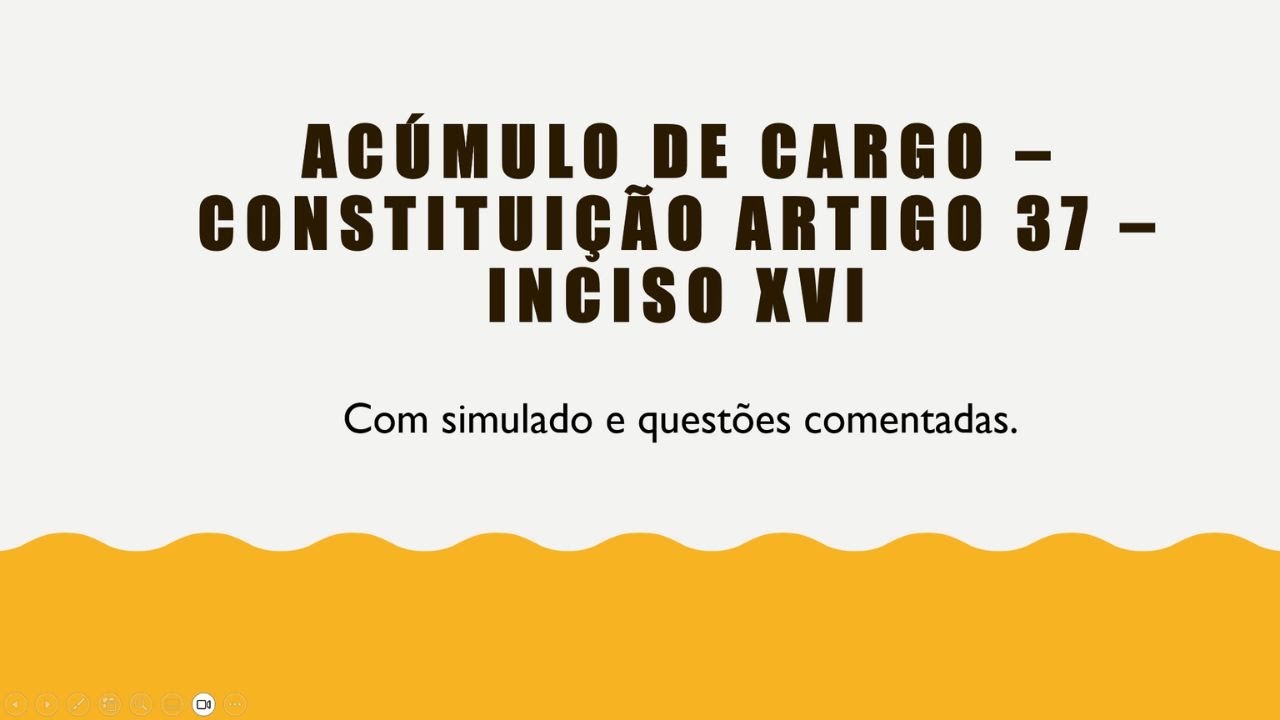 Constituição - Artigo 37 - Inciso XVI - Questões comentadas.