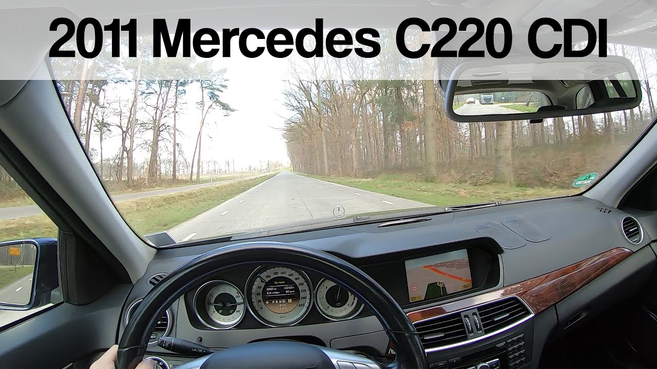 2011 Mercedes C220 CDI W204 POV Review
