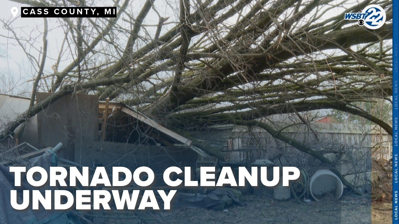 Cleanup continues in Southwest Michigan after tornado damages communities