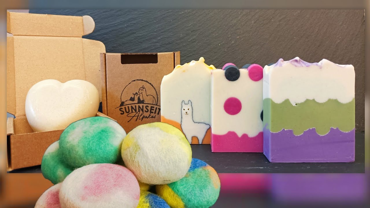 Did you know this technique? Soaps for Sunnseit Alpacas