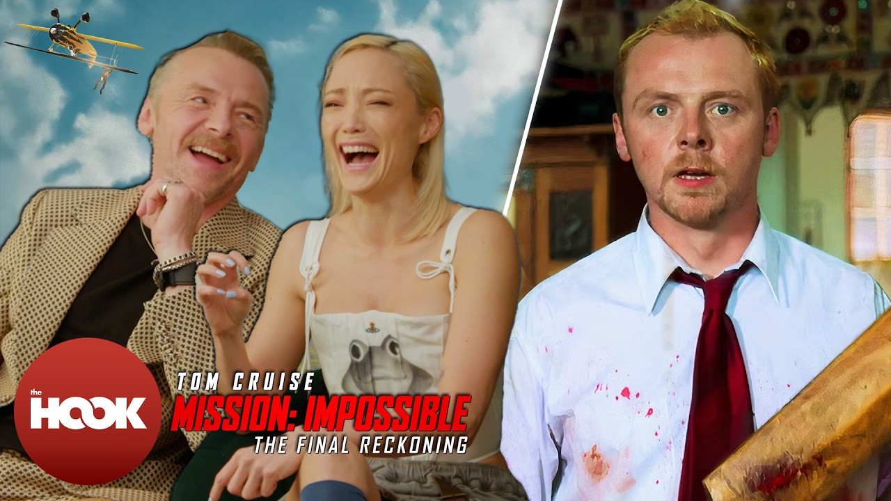 Simon Pegg & Pom Klementieff Pick Mission Impossible Weapons To Fight Zombies |@TheHookOfficial